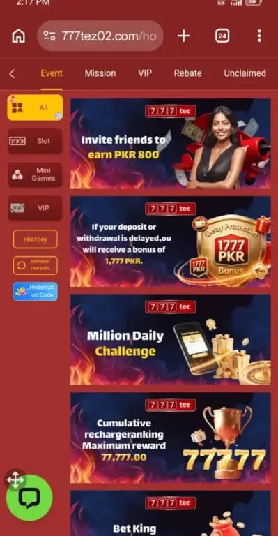 777TEZ Bonuses