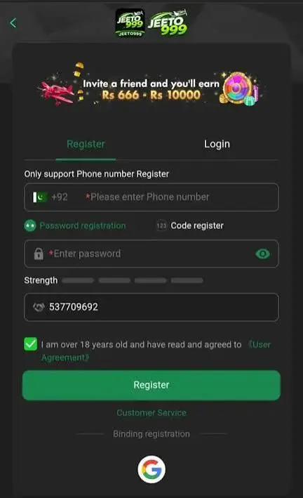 JEETO999 Register